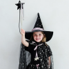 Chapeau pointu de sorcière en velours Aurore