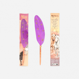 Stylo à plume Miss Melody - Mauve