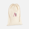 Sac de change souris danseuse avec lettre personnalisable rose