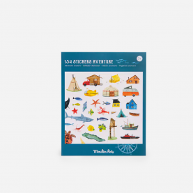 Pochette de stickers L'explorateur de la marque Le Tablier Bobine.