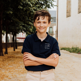 NOUVEAUTE - Ecole Notre Dame de Livry Gargan - Polo manches courtes mixte brodé au logo – Marine