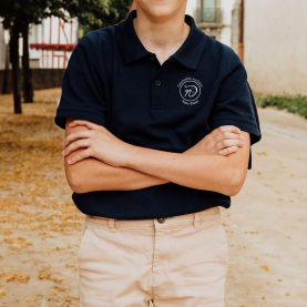 Notre-Dame de Pertuis-Polo manches courtes marine