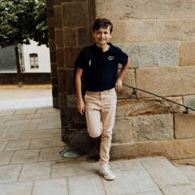 Vincent Serre BIS - Polo manches courtes, marine