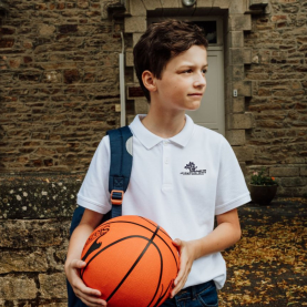 Assomption Bondy Polo manches courtes - Blanc