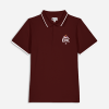 ENC, Blomet - Polo manches courtes mixte, bordeaux