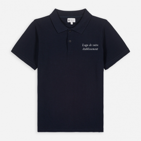 Polo manches courtes mixte marine