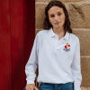 La Trinité - Polo manches longues mixte, blanc