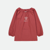 St Pierre de Chaillot - Blouse Maternelle brodée au logo – Grenat