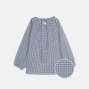 Pomme, Vichy bleu gris