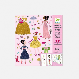 Stickers Paper Dolls Robes des 4 Saisons 