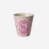 Gobelet Alphabet Lettre S fleurs