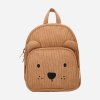 Sac à dos beige - Ourson côtelé 