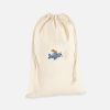 Sac de change brodé Lapin avion bleu 