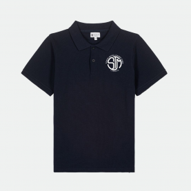 Sainte Marie Langon - Polo manches courtes, marine Collège