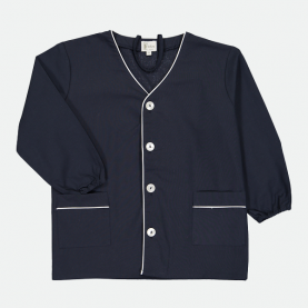 Sainte Geneviève - Tablier garçon, col V - Marine