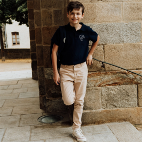 Sainte Madeleine Reims - Polo manches courtes mixte brodé au logo –  Marine 