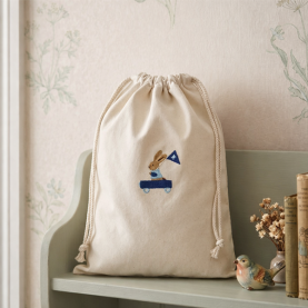  Sac de change lapin bateau bleu 