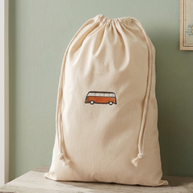 Sac de change Van orange personnalisable maternelle