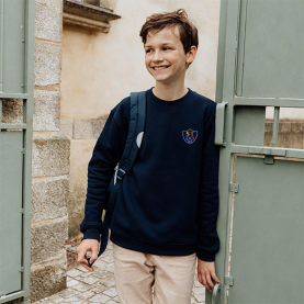 Institut St Dominique de Rouen - Sweat col rond marine 