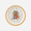 Assiette bébé Pierre Lapin - abricot