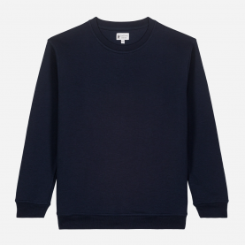 Sweat col rond mixte marine