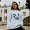 Sainte Marie Le Bourget - Sweat à capuche blanc sérigraphié