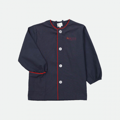 Modèle Fred, Ste Marguerite - Marine à passepoil rouge