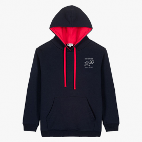 NOUVEAUTÉ 2026 : Ecole Notre Dame de Livry Gargan - Sweat à capuche - Marine/Rouge Bicolore