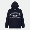 Le Sauveur - MATERNELLE - Sweat à capuche sérigraphié - Marine