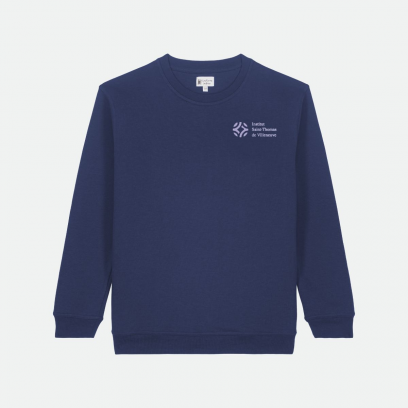 St Thomas de Villeneuve - Sweat col rond - Bleu Impérial