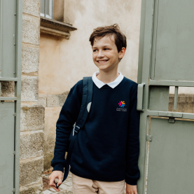 Perrin Sainte Trinité - Sweat col rond - Marine- Optionnel 