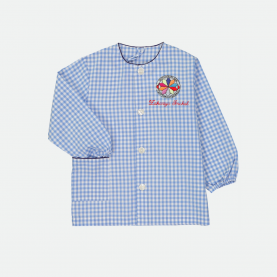 Ecole Sainte-Anne Sainte-Marie - Bis - Tablier école maternelle - Vichy ciel