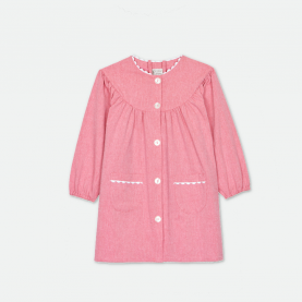 Saint Do - Tablier Maternelle, col Rond – Framboise