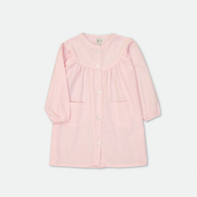 Ecole Saint Leufroy - Tablier fille col rond,  Rose