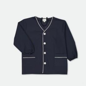 Saint Do - Tablier Maternelle, col V – Marine