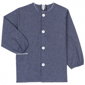 Modèle court mixte : Fred bleu jean