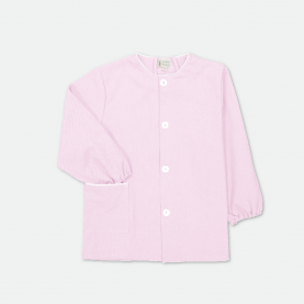 Tablier mixte pour l'école rose de la marque Le Tablier Bobine.