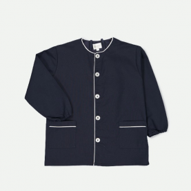 Tablier d'école bleu marine Tom de la marque Le Tablier Bobine.