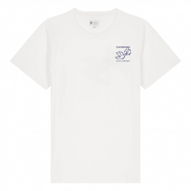 Notre Dame de Livry Gargan - Tee-shirt brodé – Blanc (disponible en 8A, 12A, 14A/XS )