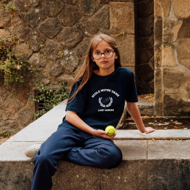 NOUVEAUTE Ecole Notre Dame de Livry Gargan - Tee-shirt sérigraphié pour le sport – Marine (pour le primaire uniquement)