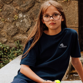 Assomption Bondy Tee-shirt brodé - Marine