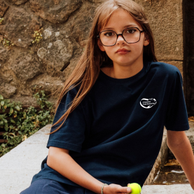 Vincent Serre - Tee-shirt, marine brodé au logo