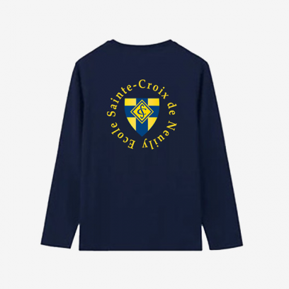 Sainte Croix - Tee shirt de sport manches longues - CP au CM2 - Marine