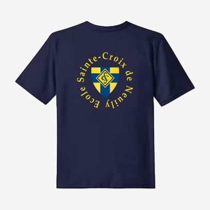 Sainte Croix - Tee shirt de sport manches courtes - CP au CM2 - Marine