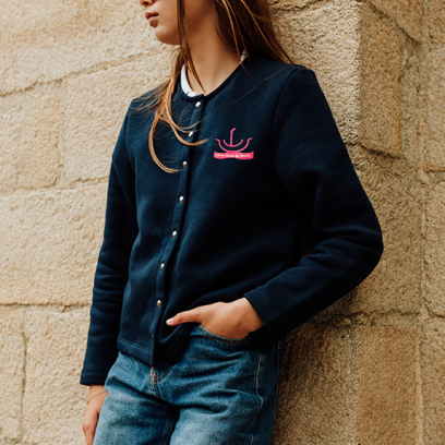 Gilet à pressions, Ecole Sainte-Marie de Neuilly - Marine