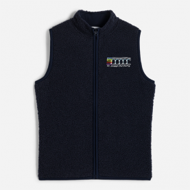 NOUVEAUTÉ 2026 : Saint Joseph du Parchamp - Veste Sherpa zippée - Marine