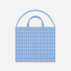 Sac maternelle - Vichy bleu