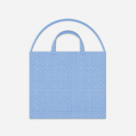 Sac maternelle - Vichy bleu