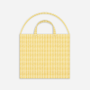 Sac maternelle - Vichy jaune