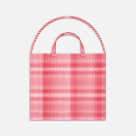 Sac maternelle - Vichy rouge